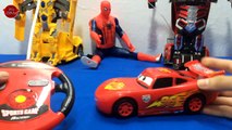 Lightning McQueen Cars Toys & #Spiderman Disney Pixar Nursery Rhymes Songs for Children #VVD Kids 5