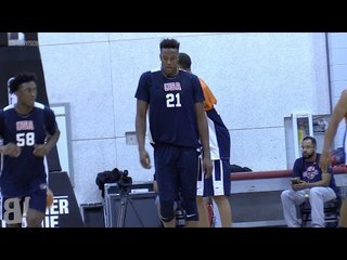 Myles Turner USA Training Las Vegas Full Highlights | Team USA at UNLV July 2016