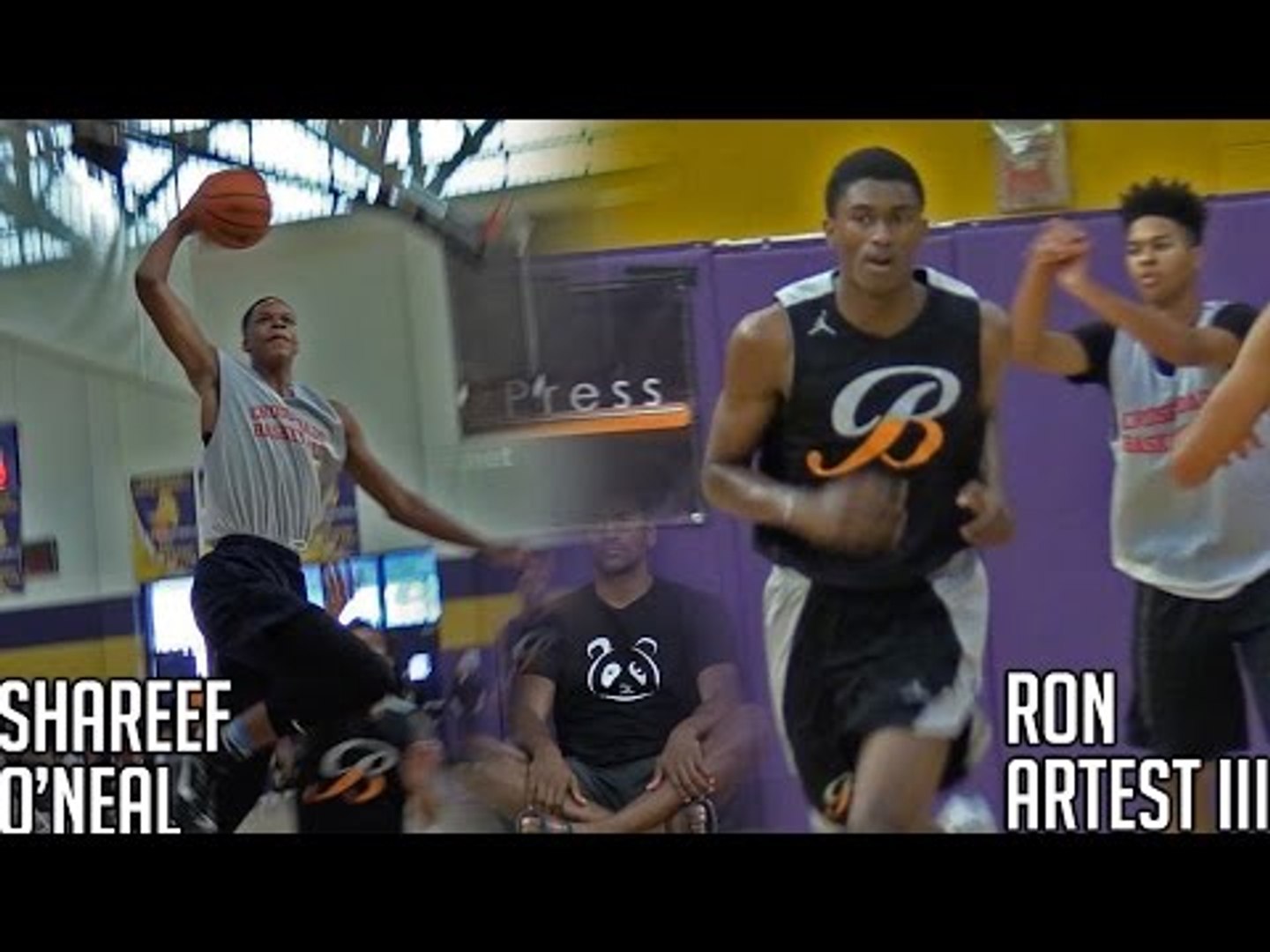 VIDEO: Ron Artest III, Shareef O'Neal matchup upstaged by game