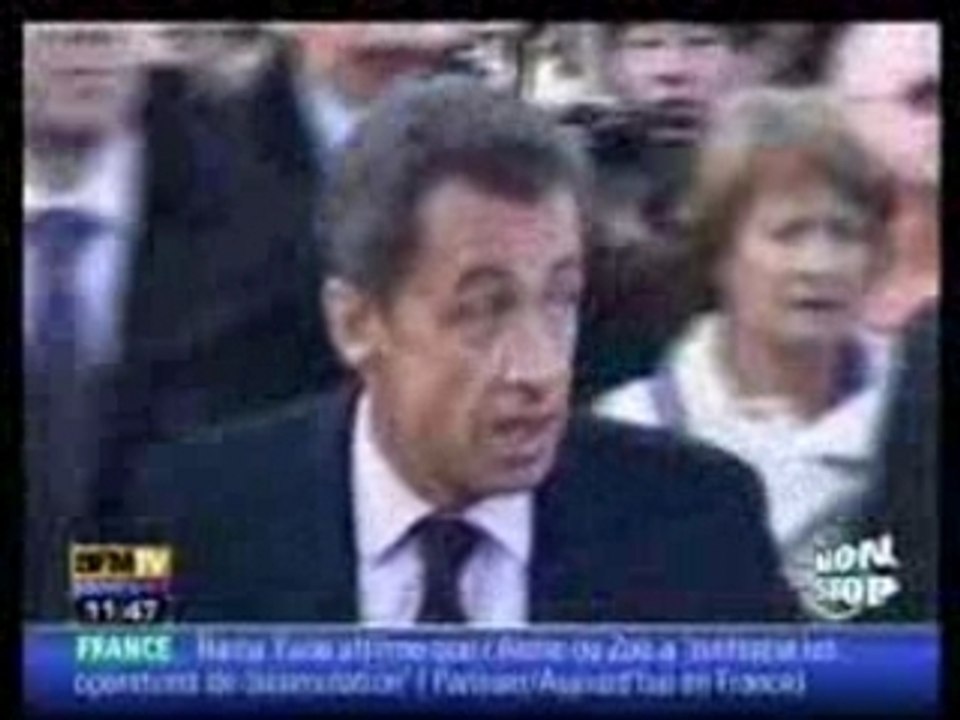 Sarkozy : DEBUT de BASTON avec les Pêcheurs