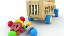 Learn Colors with Car Transport Carrier Street Vehicles Toys - Numbers & Colors Videos Col