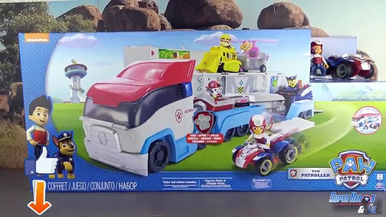 Pat Patrouille Camion Patrouilleur Paw Patroller Truck Patrulla Canina Jouets Toys Review