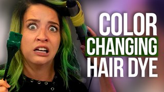 Full Head of Color-Changing Hair Dye!!! (Beauty Break)