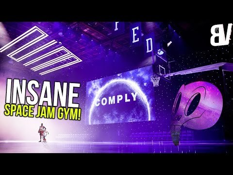 Crazy Space Jam Gym at Warner Bros Studios! | A Look Inside Space Jam Gym!