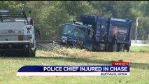 Police Chief Seriously Injured After Being Hit by Suspect Leading Chase in Stolen Garbage Truck