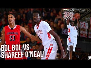 Shareef O'Neal VS Bol Bol PLAYOFF BATTLE! Mater Dei DESTROYS Crossroads in First Round FULL RECAP!