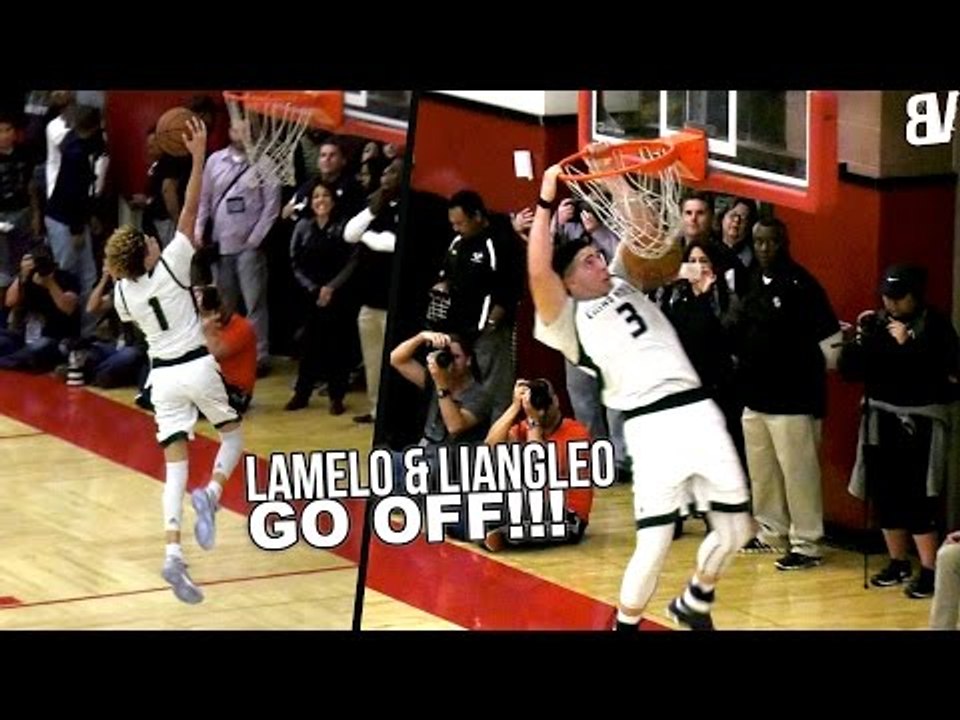 LaMelo Ball TRIPLE DOUBLE + LiAngelo Ball 52 & DUNK! Chino Hills State Playoffs Opener vs Birmingham