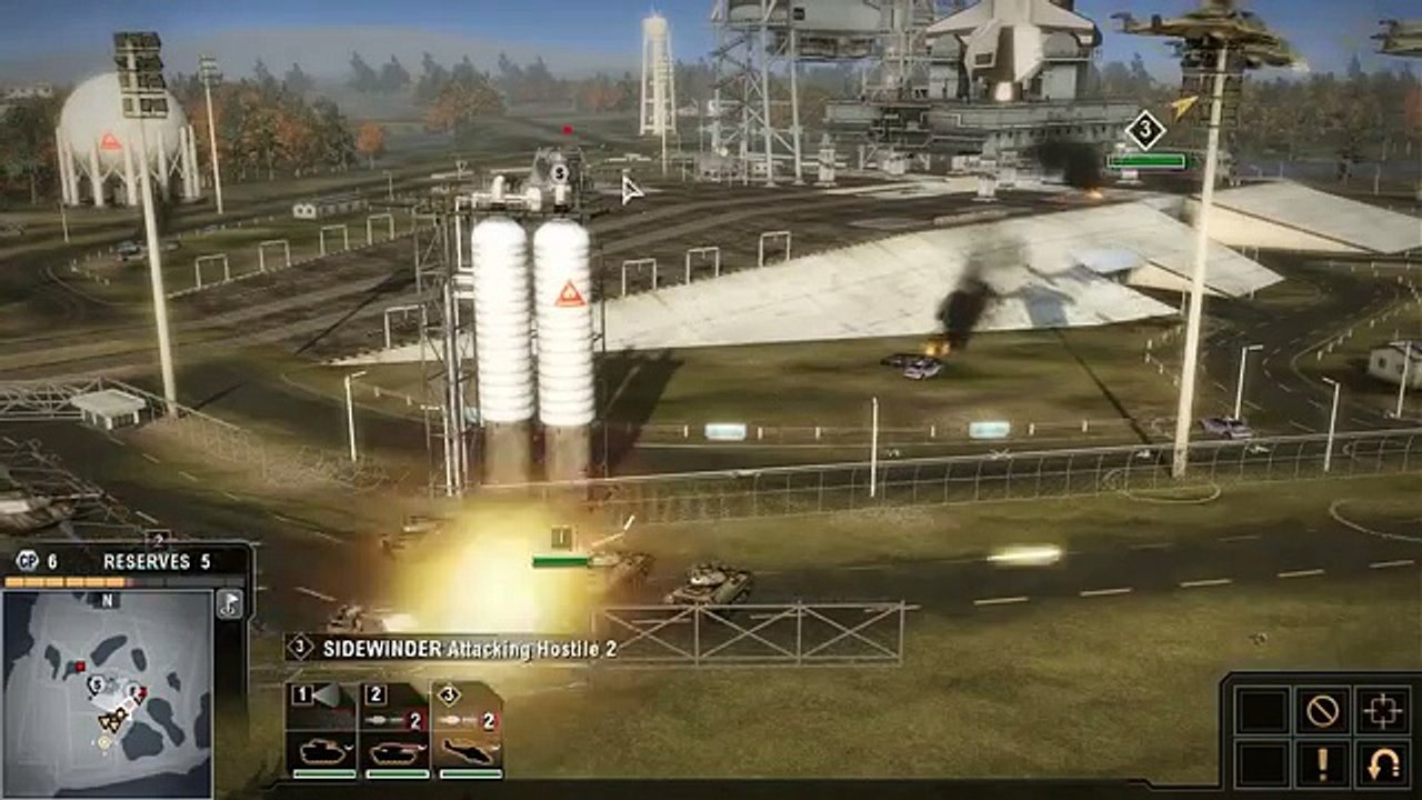 Tom Clancys EndWar - Gameplay - Solocampaign Mission 2 [720p HD]