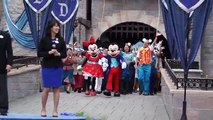 Disneyland Diamond Celebration “Finishing Touches” ceremony at Sleeping Beauty Castle