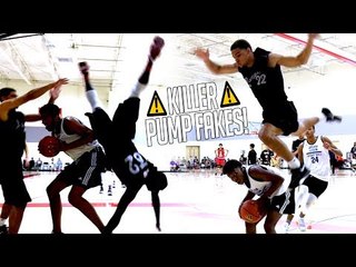The Most DANGEROUS Play In Basketball! Pump Fake Almost Ends 2 Players Careers!