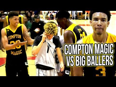 Big Ballers VS Compton Magic FULL GAME - Compton Magic BULLY LaMelo & Talk SH!T in HUGE BLOWOUT!