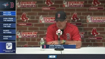 Red Sox Gameday Live: John Farrell Praises Red Sox&apos;s Bullpen