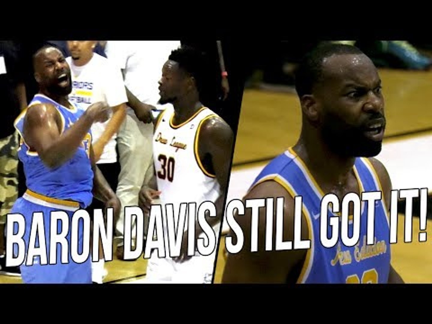 â�£Baron Davis Goes AT Nick Young! Shows He Still Got HANDLES at Drew League