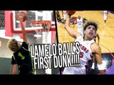 LaMelo Ball's FIRST DUNK Starts CRAZY SEQUENCE! Big Ballers vs Los Angeles Elite FULL HIGHLIGHTS