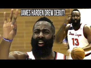 James Harden 25 Pts In Front Of Chris Paul in Drew League Debut! Crowd Talking TRASH!