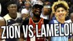 LaMelo Ball VS Zion Williamson GAME OF THE CENTURY! FULL HIGHLIGHTS