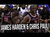 James Harden & Chris Paul Team Up At Drew League! Russell Westbrook NO SHOW!