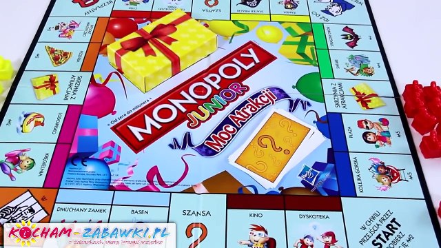 Monopoly Junior Party Game / Gra Monopoly Junior Moc Atrakcji - Hasbro - 36887