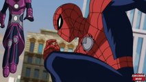 Spider Man/Luke Cage/Iron Fist/Nova/White Tiger Vs The Frightful Four (Ultimate Spider-Man)
