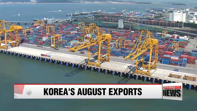 Korean exports rise for 10th straight month in August