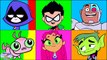 Teen Titans Go! Color Swap Transforms Robin Raven Cyborg Episode Surprise Egg and Toy Collector SETC