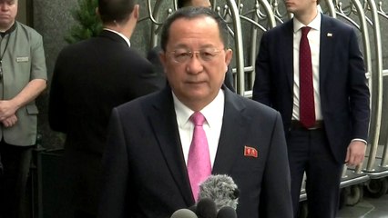 [현장영상] 리용호 北 외무상 "누가 오래가는지는 두고 보면 알 것" / YTN
