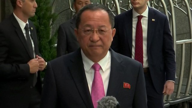 北 리용호 외무상 트럼프, 지난주 끝내 선전포고 / YTN