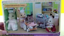 Peppa Pig conhece Brinquedo Sylvanian Families Enfermeira e Kit médico – Toys Brinquedos Juguetes