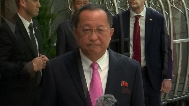 北 리용호 외무상 트럼프, 지난주 끝내 선전포고 / YTN