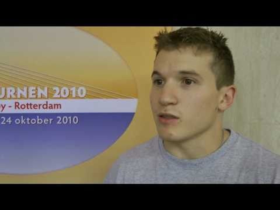 Jonathan Horton Interview - After Podium Training - 2010 World Artistic Gymnastics Championships