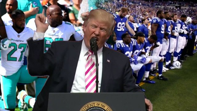 트럼프 막말 파문 확산...NFL 선수 200명 시위 동참 / YTN