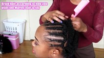 WATCH ME DO CROCHET BRAIDS! Invisible Part Method w/ Marley Hair