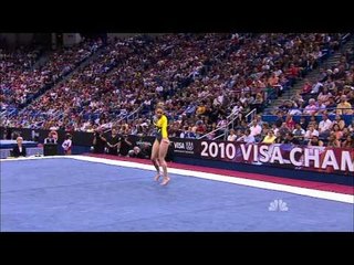 Mattie Larson - Floor Exercise - 2010 Visa Championships - Women - Day 2