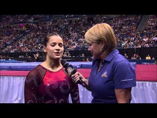 Alicia Sacramone Interview - 2010 Visa Championships - Women - Day 2