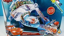 Disney Cars Toys Snowdrift Spinout Track Set Ice Racers Lightning McQueen Max Schnell Launcher Movie