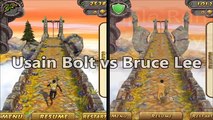 Temple Run 2 - BRUCE LEE vs USAIN BOLT vs MONTANA SMITH