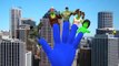 Finger Family Nursery Rhymes Hulk Spiderman Cartoons | Batman Superman Ironman Finger Family