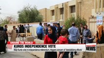 Iraqi Kurds vote in independence referendum