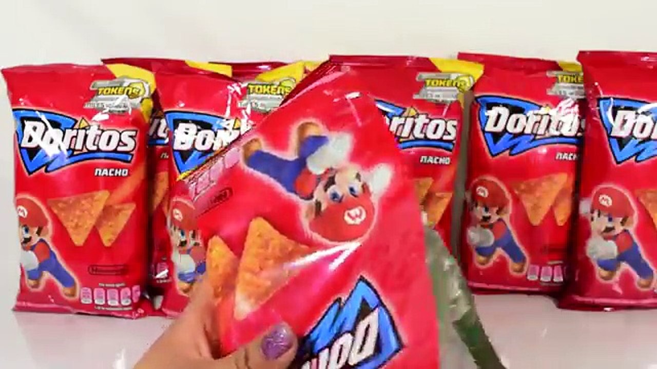 Nintendo Stickers de Mario en Doritos Nacho | JuguetesYSorpresas