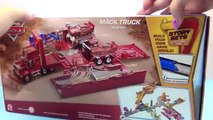 Disney Cars Mack Truck Playset Story Set and Radiator Springs Lightning McQueen Toys
