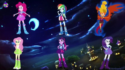 Equestria Girls Transforms Into Demon Forms - My Little Pony Coloring Transformation