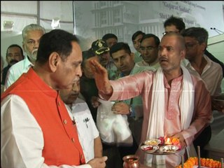 GUJARAT SADAN DELHI : GUJARAT CM , DY CM LAY FOUNDATION STONE FOR NEW GUJARAT SADAN IN DELHI