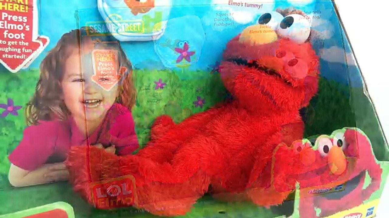 LOL Laugh Out Loud Tickle Me ELMO Sesame Street Playskool Hasbro - Unboxing  and Review - video Dailymotion