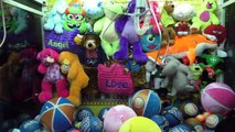GIANT AniBalls at Dave and Busters - Claw Machine Wins