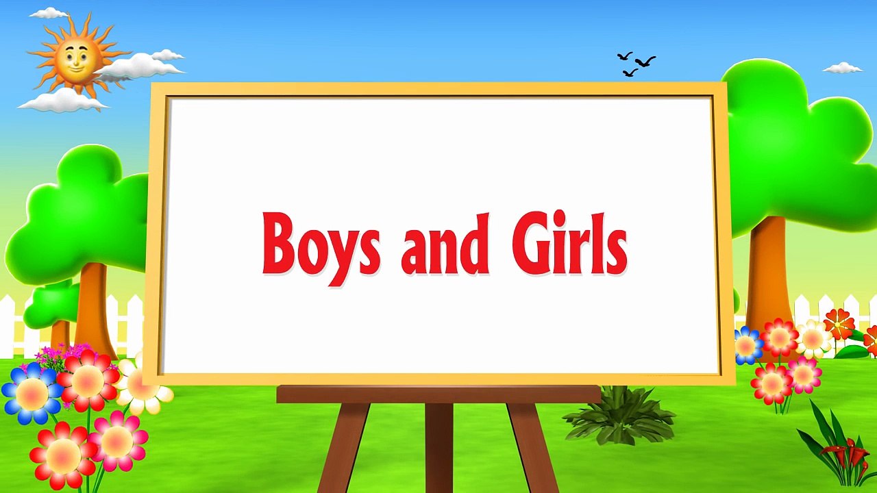 Boys And Girls Come out to Play - 3D Animation English Nursery rhyme for children