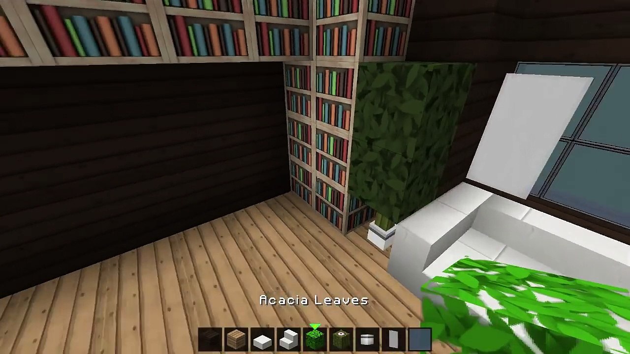 Minecraft: How to Build a Cool Secret Place for your Chest in a House / Tutorial