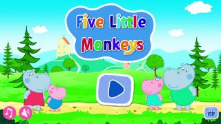 Peppa Pig Harriet Hippo Five Little Monkeys - best app games for kids - Philip