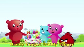 Mega Gummy Bear Angry Birds Birthday party gift Nursery Rhyme Finger Family