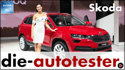 Download Video: IAA 2017: Skoda feiert die Premiere des Kompakt SUV Karoq und des Concept Vision E