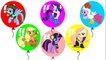 ✿ MLP Mane 6 Funny Surprise Balloons - My Little Pony Coloring Book Video Episode For Kids FIM HD